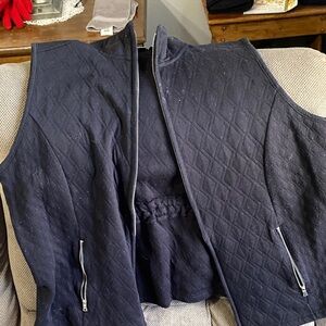 Croft & Barrow Black Quilted Vest